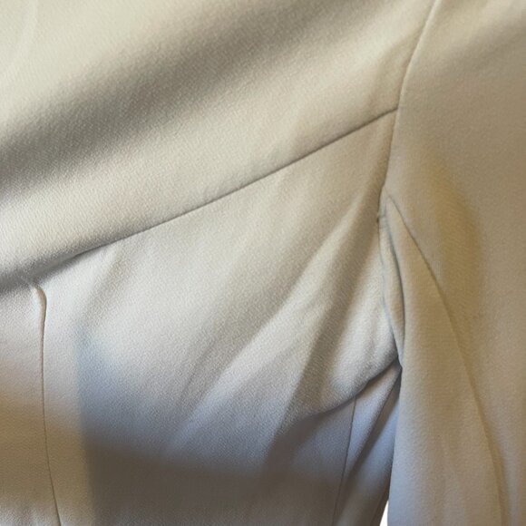 BCBGeneration Tuxedo Blazer Jacket SZ M GUC in 'Optic White' - Picture 7 of 11